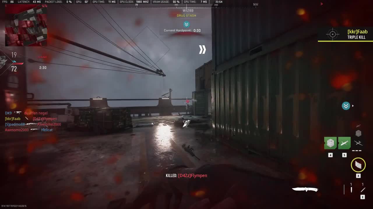 throwing knife quad