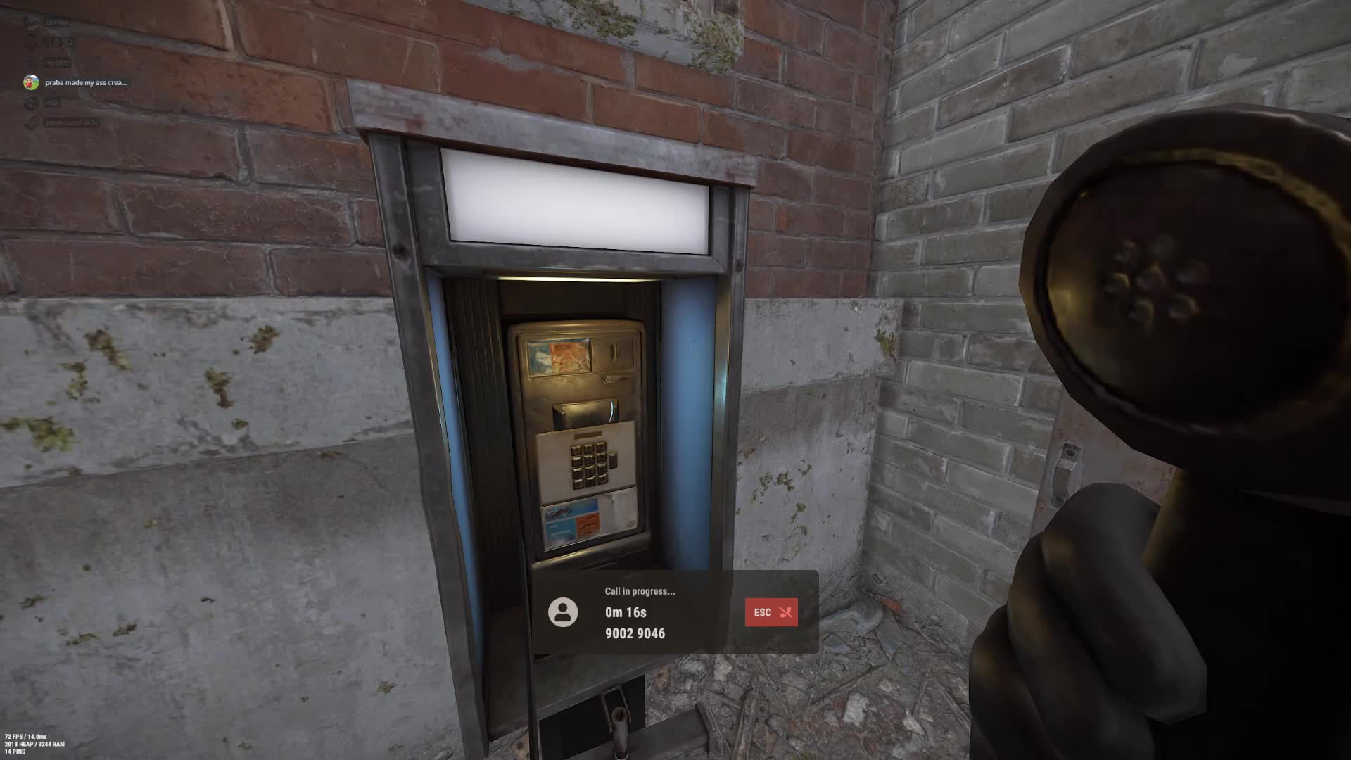 most normal rust phone call