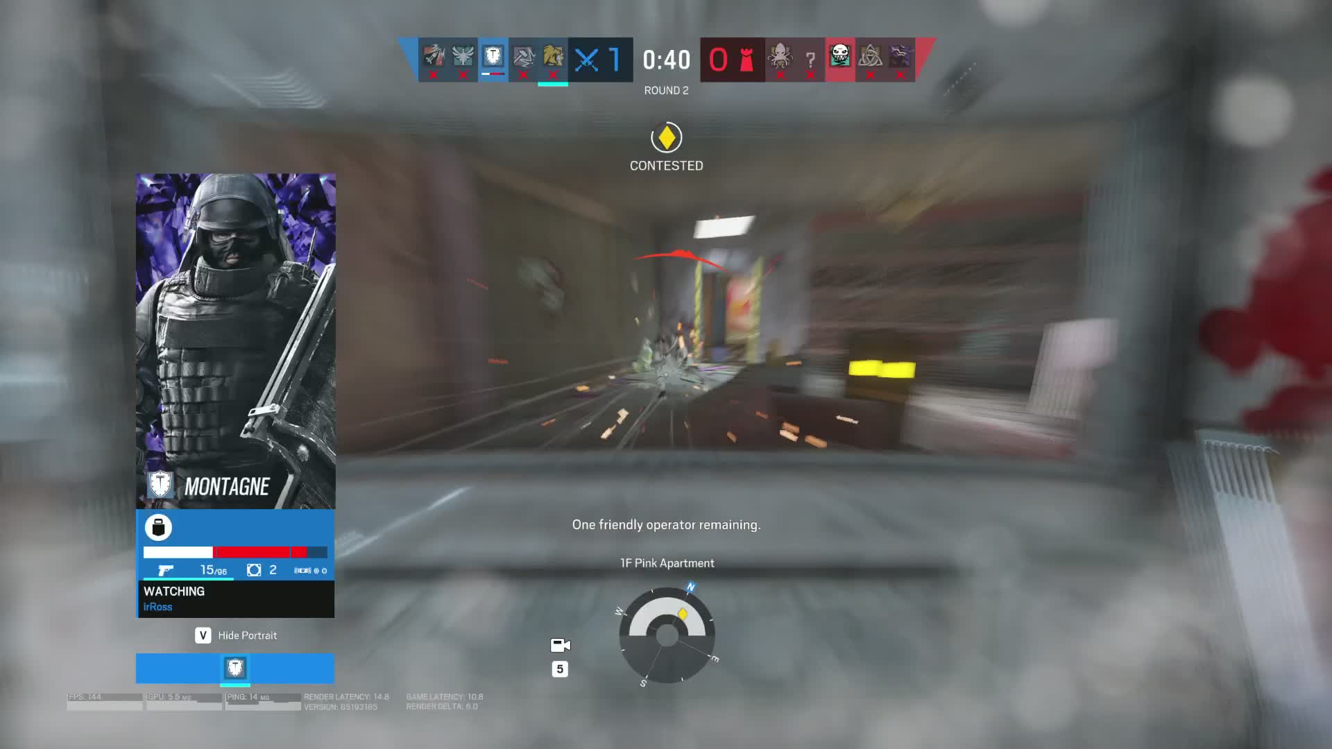average ross spectating
