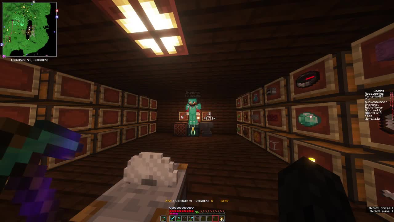 he's been watching me for a while now